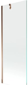 Mexen Next parawan nawannowy 1-skrzydłowy 70 x 150 cm, transparent, różowe złoto - 895-070-000-00-00-60