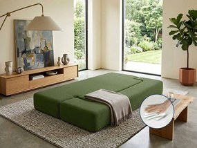 Sofa-materac 2w1 zielona  oliwkowy