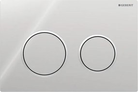 Geberit 115.085.KH.1-Przycisk spłukujący Omega20 21,2x14,2 cm chrom błyszczący/chrom matowy
