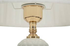Lampa stołowa z ozdobną bazą TORRE, 57 cm