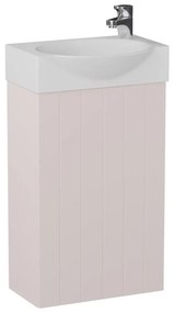 Zestaw Szafka z umywalką DIA 40 cm pudrowy róż półmat KROFAM