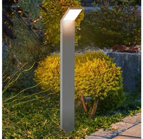 Brilagi - Lampa zewnętrzna LED RIANO LED/8W/230V srebrna IP65
