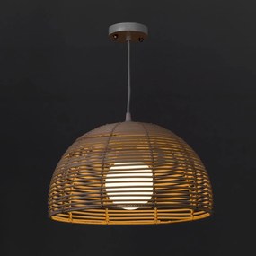 Naturalna rattanowa lampa sufitowa. ø 38 cm Natural Way – Casa Selección