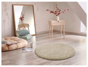 Beżowy okrągły dywan Universal Aqua, ø 80 cm