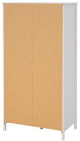Biała szafa z lustrem 102x199x58 cm Madrid – Tvilum
