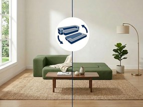 Sofa-materac 2w1 zielona  oliwkowy