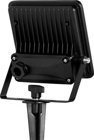 Inteligentny reflektor czarny 12,8 cm z LED IP65 z kołkiem do ziemi - Ruud