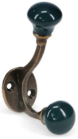 Ciemnoniebieski metalowy wieszak ścienny 3 cm – Rex London