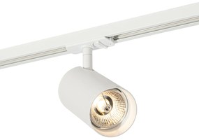 Nowoczesny reflektor biały do systemu szynowego jednofazowego 70mm - Iconic Jeana Luxe Nowoczesny Oswietlenie wewnetrzne