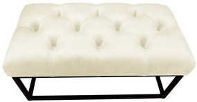 Ławka CHESTERFIELD LOFT MG50 pufa podnóżek metal