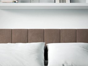 Tapicerowany panel ścienny FRAME LINCOLN 30x60 cm Kolor: Jasnoszary