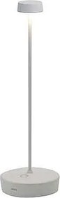 Lampa stołowa LED Zafferano Swap Pro, ładowalna i ściemnialna, biała, 2200-2700-3000K, maksymalna moc 9 godzin.