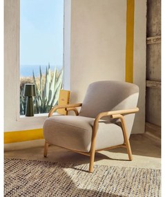 Beżowy fotel Sylo – Kave Home
