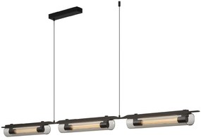 Nowoczesna lampa wisząca Ariana LED czarna – designerskie oświetlenie nad stół jadalniany