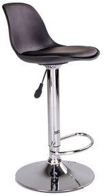 Czarne hokery obrotowe zestaw 2 szt. 82 cm Trondheim – House Nordic