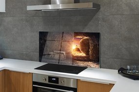 Szklany Panel Światło Wpadające do Groty