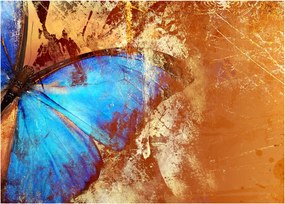 Obraz - Niebieski motyl (70x50 cm)