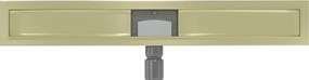 Mexen Flat korpus do odpływu liniowego 70 cm, złoty szczotkowany - 1A15070