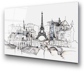 Szklany obraz 70x100 cm Paris – Wallity