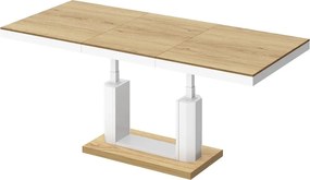 Rozkładany ławostół Quadro Lux dąb