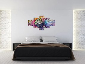Obraz - Kolorowa rybka (125x70 cm)