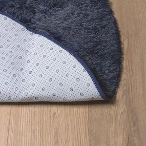 Granatowy okrągły dywan 120x120 G1-T92