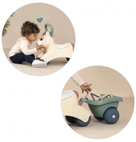 Smoby little pierwszy jeździk pony ride-on kucyk z przyczepką