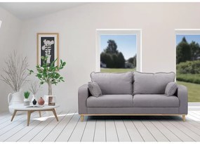 Szara sofa 193 cm Beata – Ropez