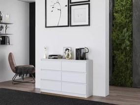 Komoda Mali 6 Szuflad bez uchwytów