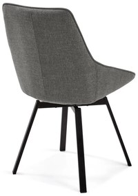 Ciemnoszare krzesło Jenna – Kave Home