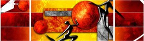 Obraz - Malarstwo ludzkości (170x50 cm)