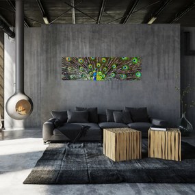 Obraz - Paw (170x50 cm)