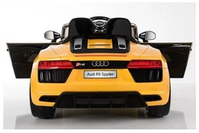 Auto na akumulator audi r8 spyder żółty