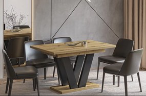 Stół z nogami w kształcie litery V Lara rozkładany od 130 do 210 cm