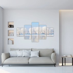 Obraz zimowego krajobrazu (125x70 cm)