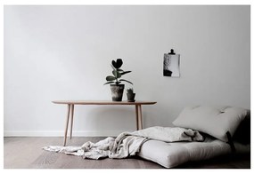 Białoszary materac futon 70x200 cm Wrap Natural/Dark Grey – Karup Design