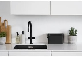 SmartStore Plastikowy kosz na odpady organiczneCollect, czarny, 5 l