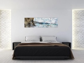 Obraz - Rafa, akwarela (170x50 cm)