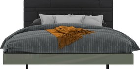 Łóżko sypialniane z tapicerowanym wezgłowiem Rose Hill RH09 180 cm