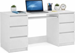 Minimalistyczne biurko białe Z7-K07