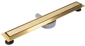 REA-G2703 - Odpływ liniowy NEOX PRO 80 cm stal nierdzewna/szczotkowane złoto