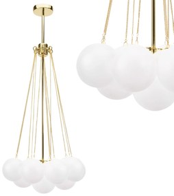 LAMPA SUFITOWA WISZĄCA APP1688-12CP Złota