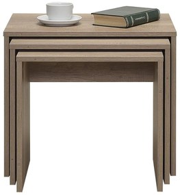 Stolik do odkładania SHP Light Walnut, 3 szt.