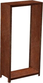 Stora Drewutnia ogrodowa 180 x 90 x 40 cm, corten CORGARDEN 1034