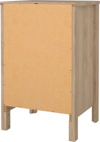 Szafka nocna z 3 szufladami Madrid, jackson hickory