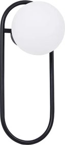 Industrialny kinkiet ścienny z okrągłym kloszem - S825 G0-K75