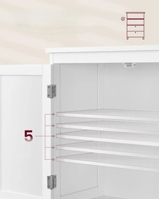 Szafka łazienkowa LAVORANO 110x60 cm, biała