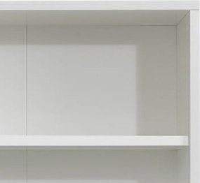 Regał biurowy 2-drzwiowy Prima biały