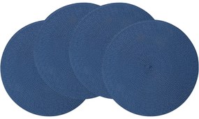 Altom Podkładka straw ciemnoniebieski, śr. 38 cm, zestaw 4 szt.