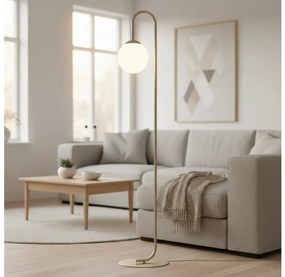 Lampa stojąca FLOR 1xE14/10W/230V beżowa